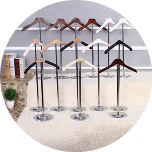 服装丁字架展示架童装店成人丁字架T字架T型儿童衣架折弯服装道具