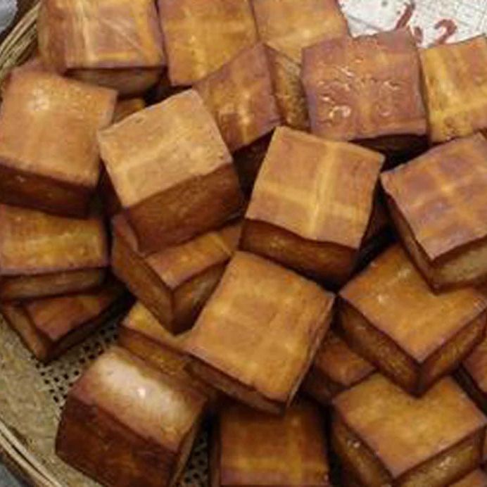 陕南豆腐干特产烟熏农家自制柴火原味散装厚熏豆干安康石泉干豆干