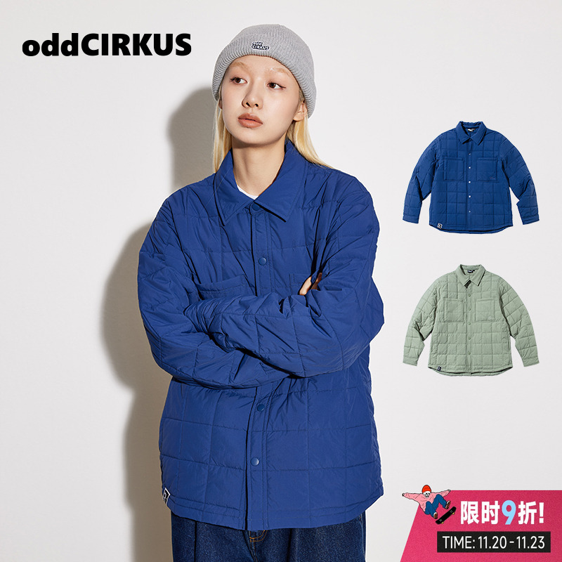 oddCIRKUS衬衫式棉服23秋季新款