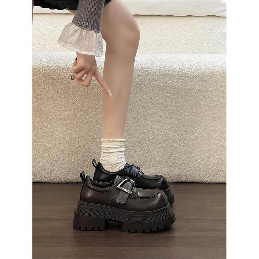 简约扣带设计英伦风厚底玛丽珍单鞋女2026少女增高百搭小皮鞋单鞋,女鞋,玛丽珍鞋,淘宝优惠券,粉丝福利购,淘宝优惠卷