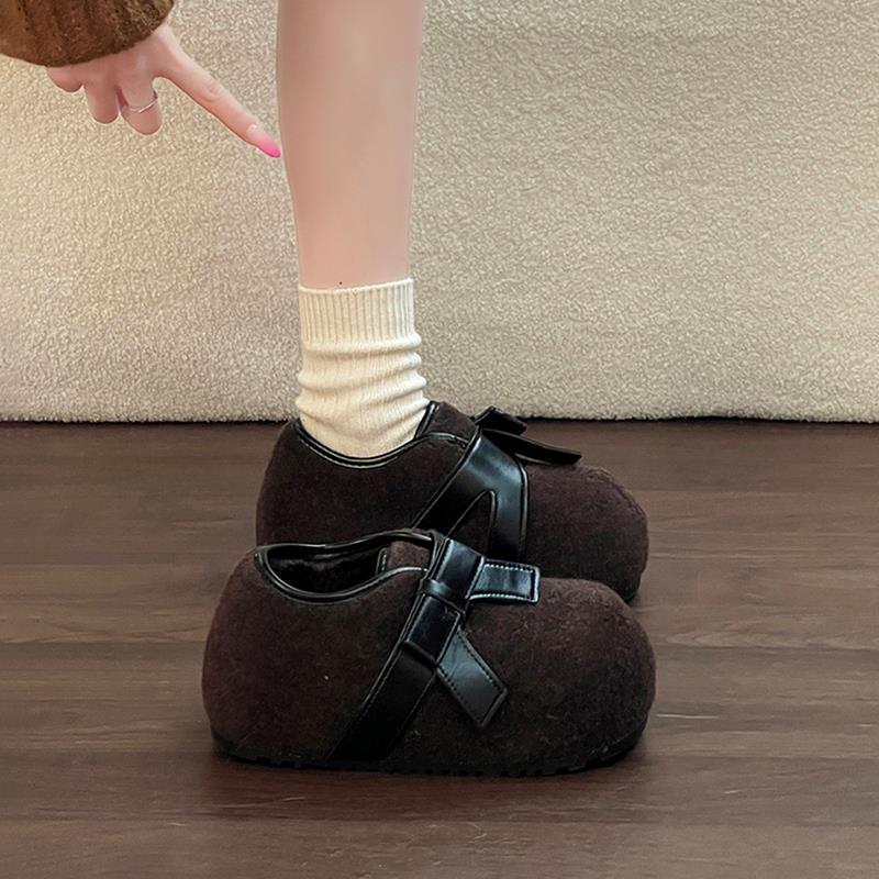 小个子甜酷蝴蝶结单鞋202