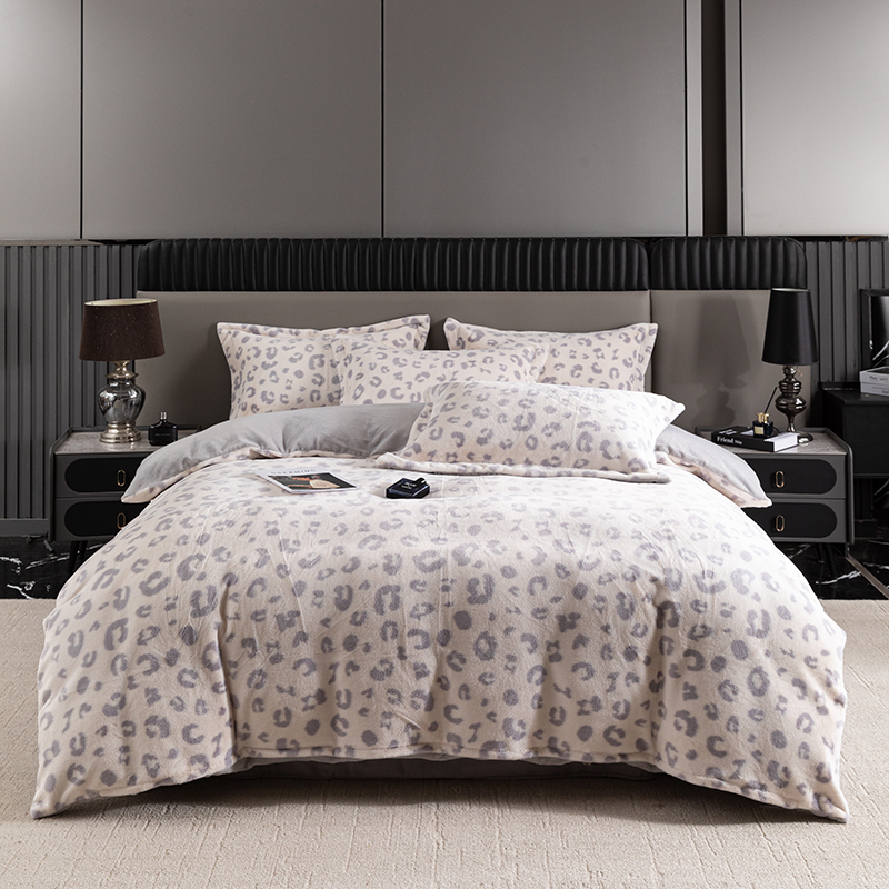 A类牛奶绒四件套被套支持定做