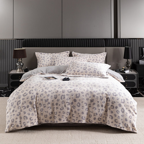 A类牛奶绒四件套被套支持定做