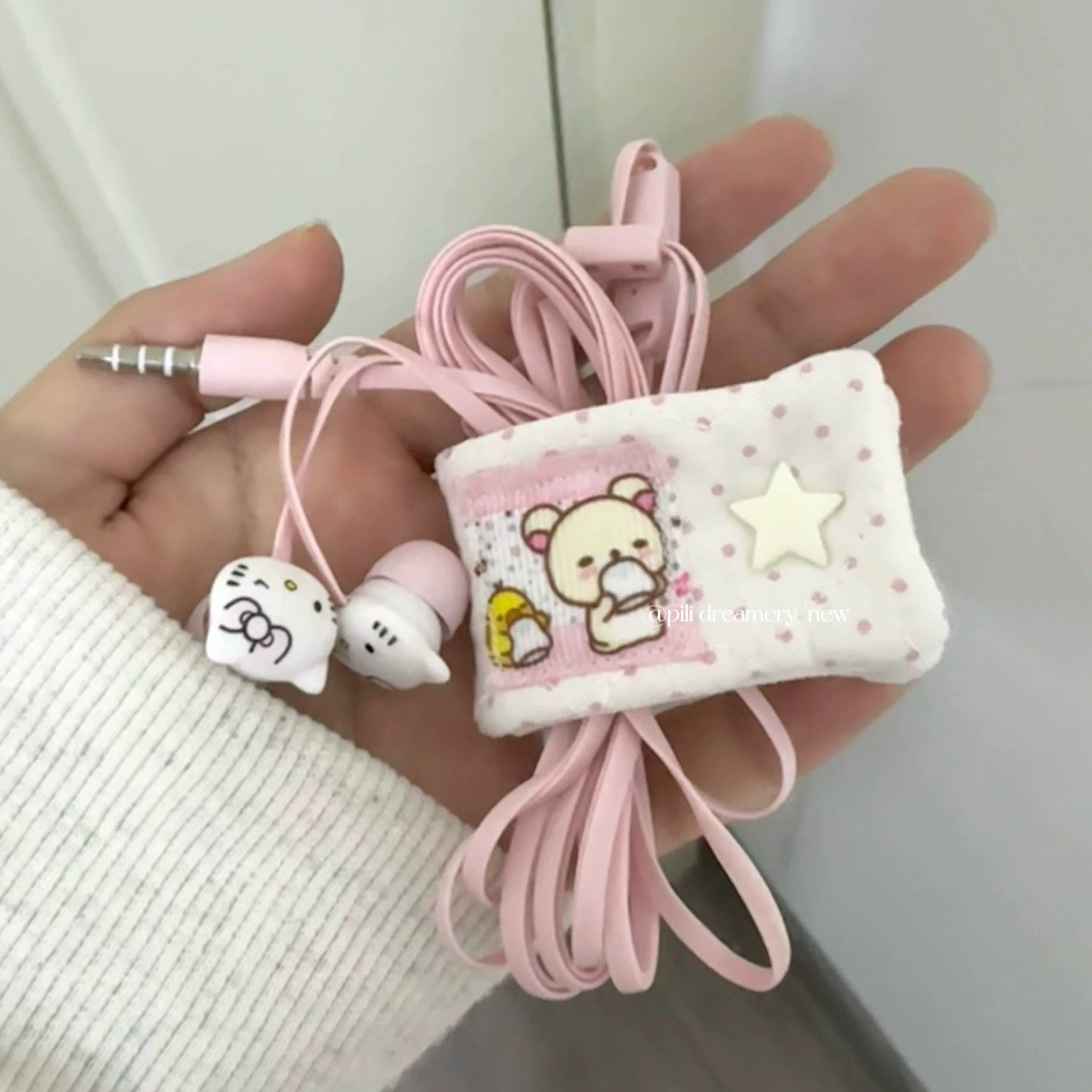 手作古早味可爱数据线收纳器便携整理线神器绕线器充电线耳机绑带