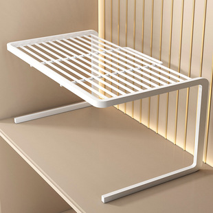 鞋柜隔板分层置物架柜内隔层板鞋子收纳卧室柜子分割分格鞋托铁艺