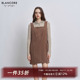 设计感气质方领背心短连衣裙 新款 设计师品牌BLANCORE 2024冬季