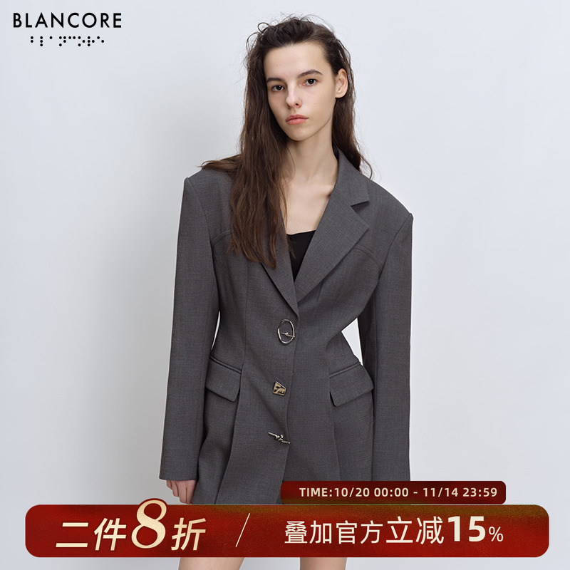 BLANCORE宽松收腰西装外套