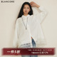 吴昕同款 BLANCORE2025春季 新款 白色蕾丝镂空上衣衬衫 女
