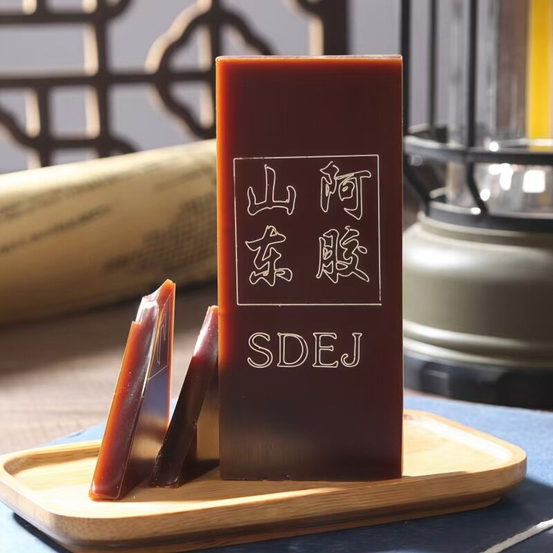山东工厂驴皮阿胶熬胶糕