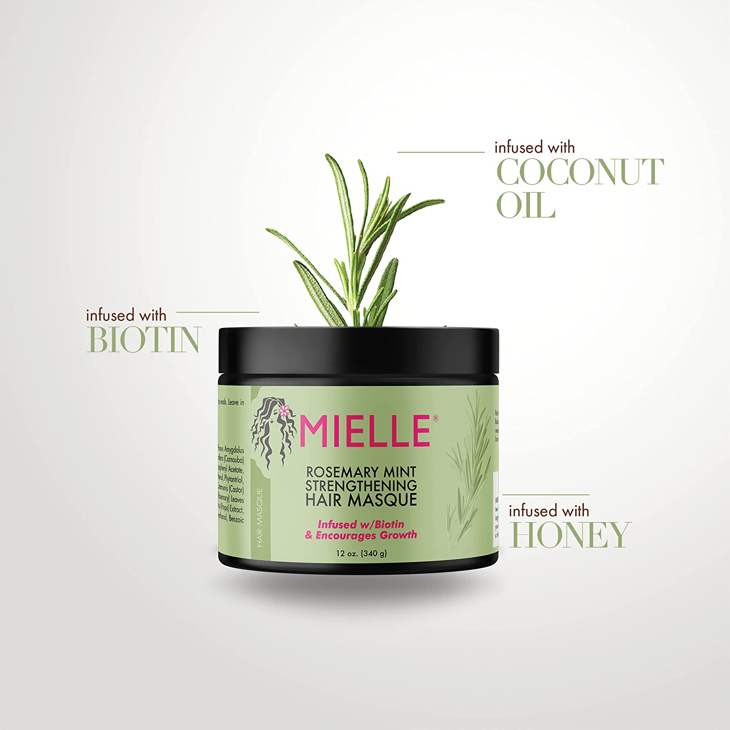 Mielle Organics Rosemary Mint Enhanced Hair mask Essential