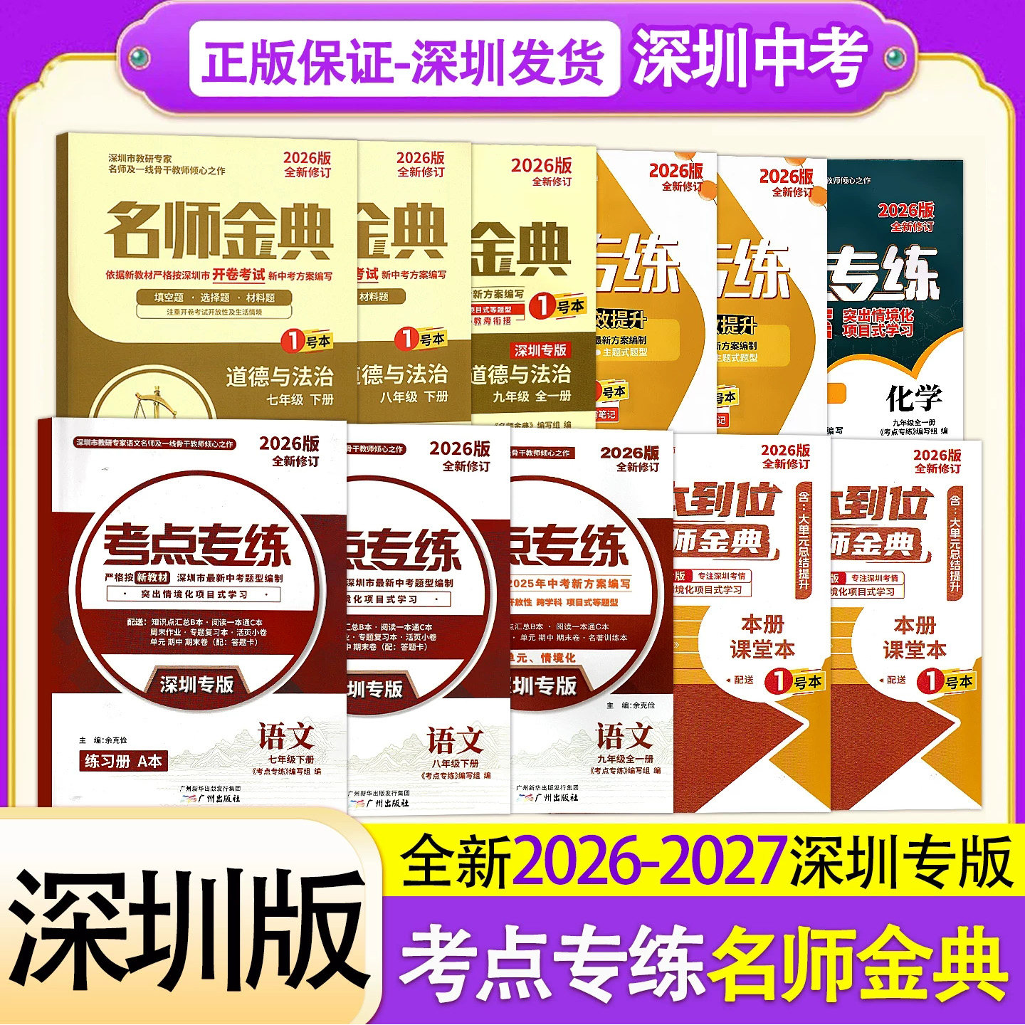 2026深圳专版考点专练名师金典