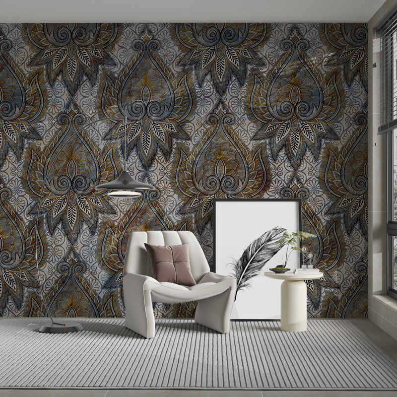 3d艺术背景墙壁布【全国上门贴】