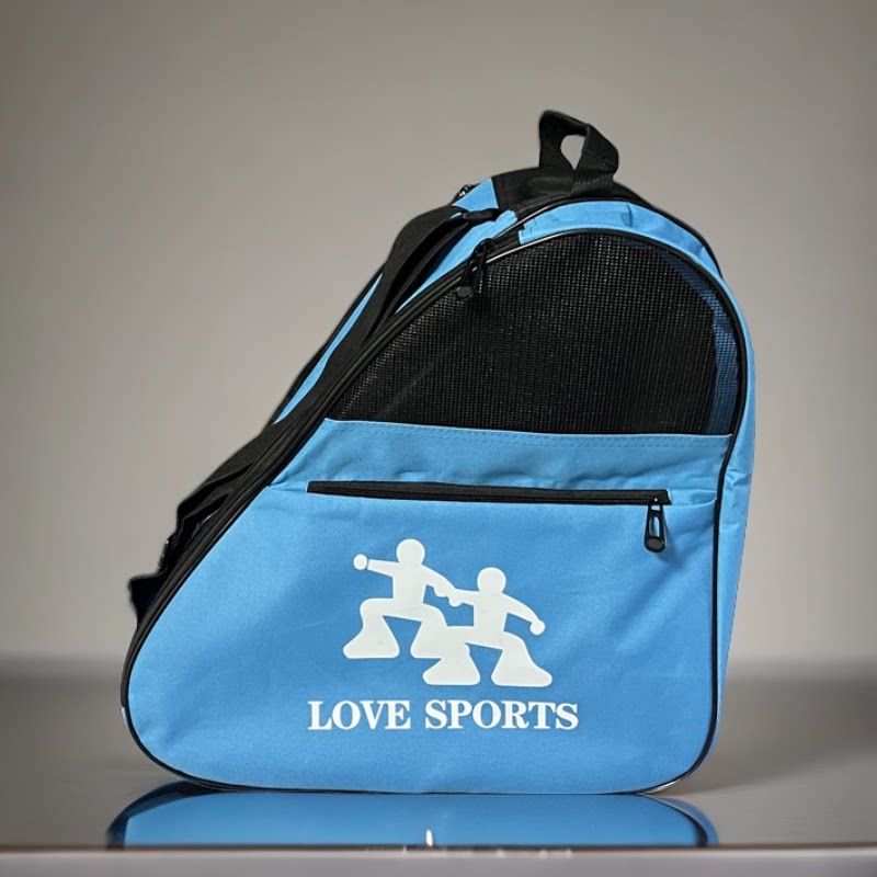 轮滑加厚升级儿童溜冰滑冰旱冰鞋单肩包收纳背包手提装全套鞋袋子