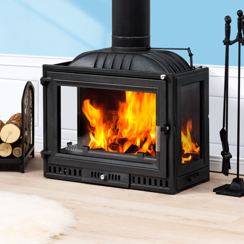 木柴火炉柴慕森壁炉铸铁真火燃柴