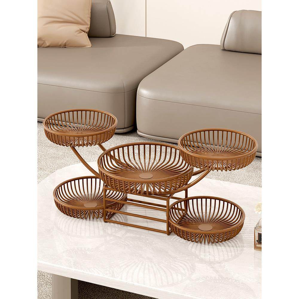 水果盘客厅家用多层果盘水果置物架轻奢桌面水果篮茶几摆放零食盘,厨房/烹饪用具,果蔬置物架/篮/框,淘宝优惠券,粉丝福利购,淘宝优惠卷