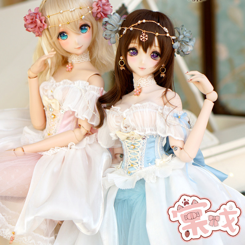 【棠戏BJD】衣服【喵屋】绣球小花仙 3分 DD 娃衣夏日气质小洋装