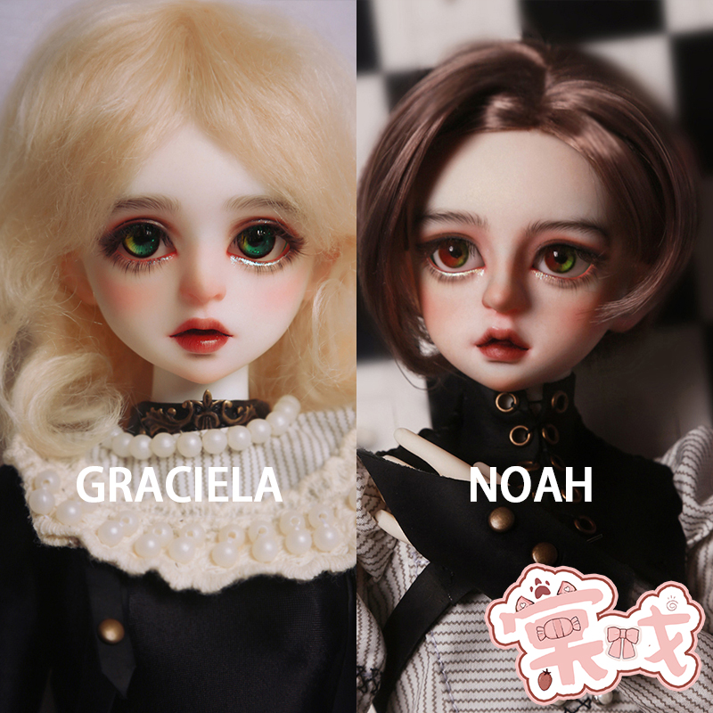 【棠戏bjd】素头单头【impl】4分 1/4 noah graciela