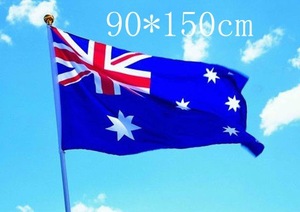 。现货包邮90a*150cm3*5ft澳大利亚国旗4号涤纶旗帜