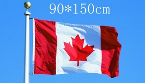 。现货o包邮90*150cm3*5ft加拿大国旗4号涤纶旗帜CanadaNationf