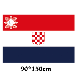 。包邮定b制Croatia克罗地亚独立国旗帜90*150CM