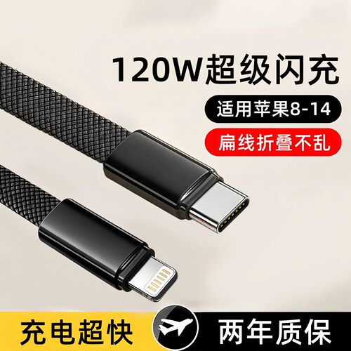标题推荐：双Type-C120W数据线