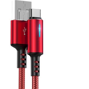 艾胜者 充电宝数据线手机充电线typec短款快充移动电源短适用为华硕荣耀vivo小米op短款25cm厘米便携安卓发光