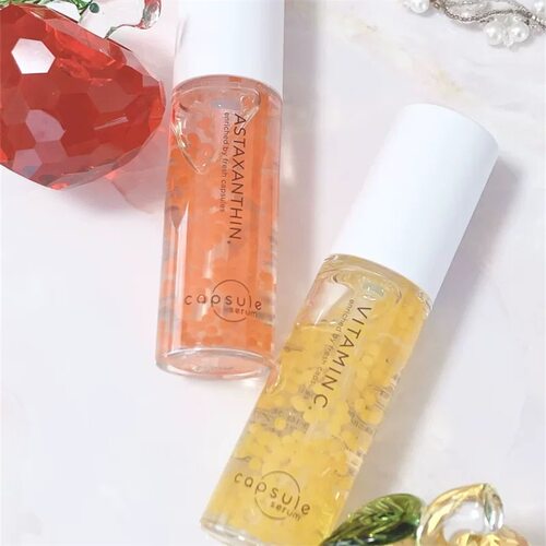 日本capsule serum胶囊精华液谷胱甘肽VC提亮保湿30ml