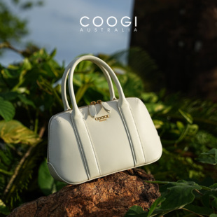 包包女2025轻奢高级感贝壳包真皮手提包单肩斜挎包 COOGI品牌新款
