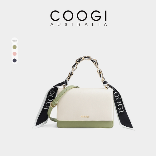 COOGI澳洲轻奢大牌女包头层牛皮