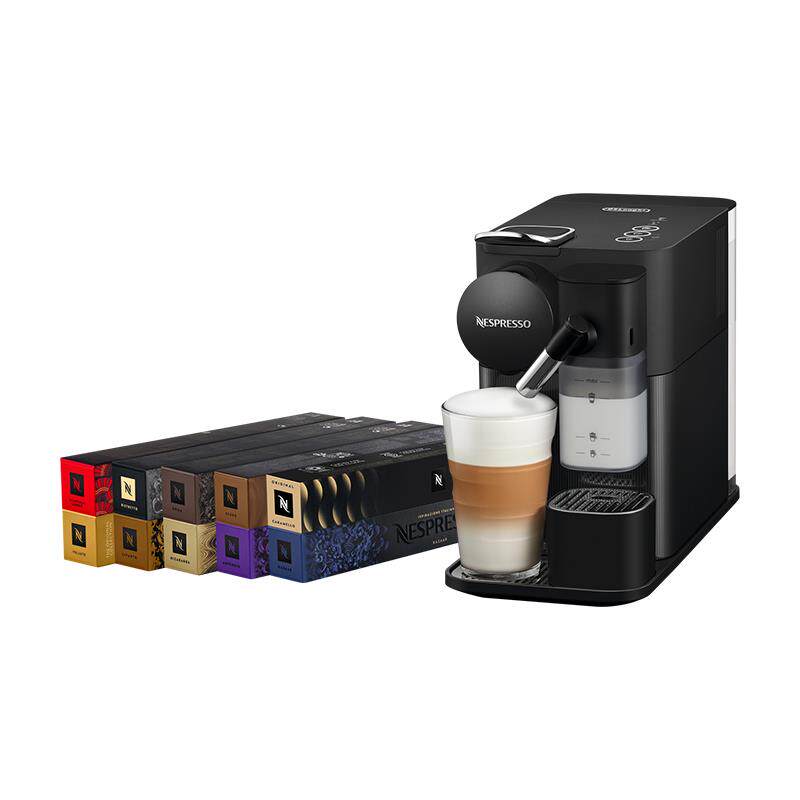 NESPRESSO奈斯派索Lattissima家用咖啡机奶泡一体含咖啡胶囊100颗