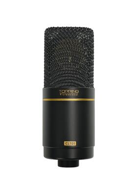 新品TOPPING拓品CL101专业电容麦克风主播专业录音直播唱歌专用