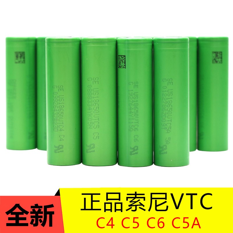 全新正品SONY索尼18650动力锂电池 VTC6机械杆C4C6C5A大猩猩60A