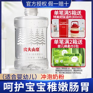 农夫山泉婴儿水1L*12瓶整箱母婴水宝宝水泡奶粉低钠天然饮用水