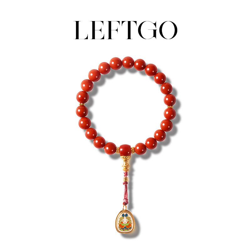LEFTGO左戈天然南红手串女