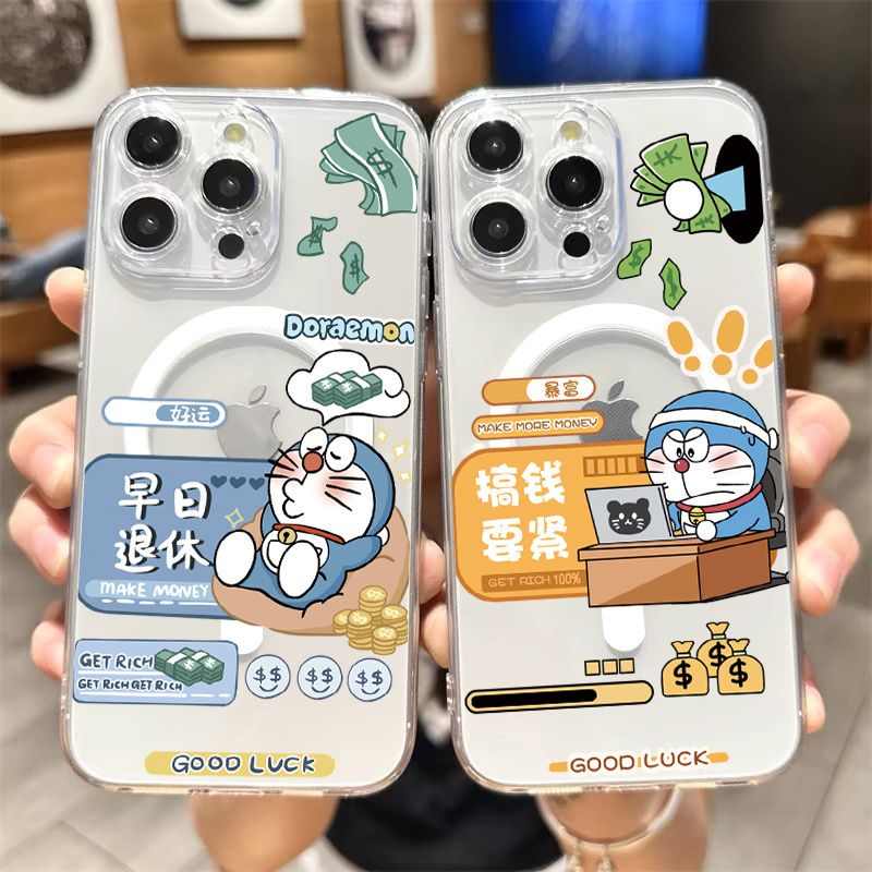 磁吸magsafe适苹果16pro手机壳iPhone17pro新款14plus可爱15情侣13Pro趣味11华为mate60透明15Pro女14小米15