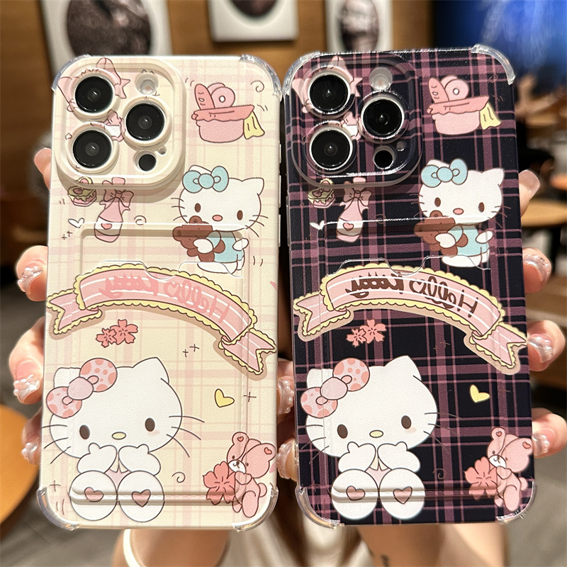 可放小卡苹果手机壳HelloKitty女