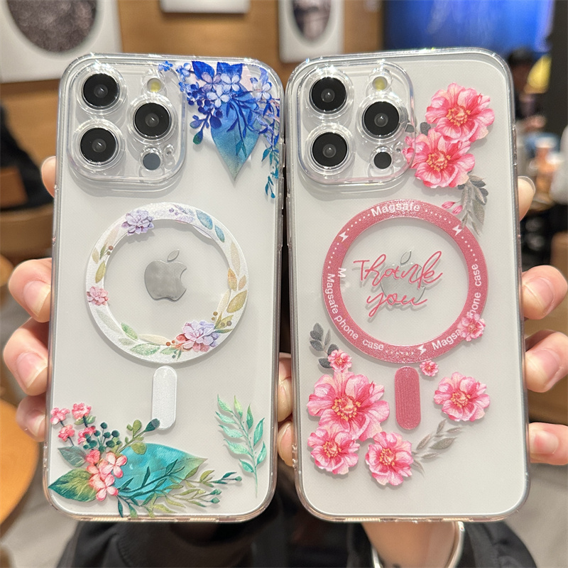 磁吸magsafes苹果手机壳高级感女