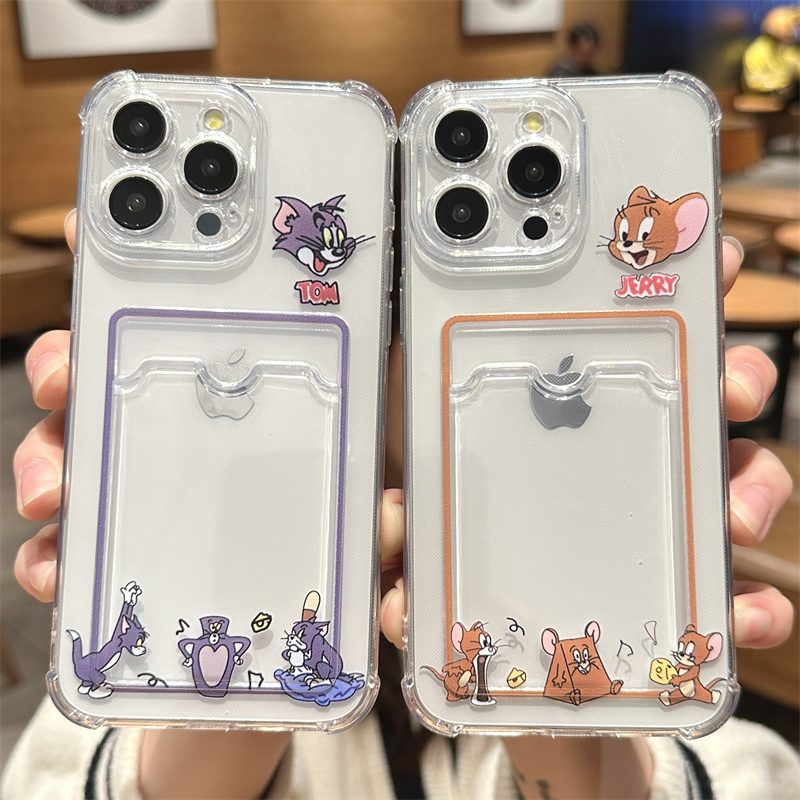 可放照片苹果手机壳猫和老鼠可爱