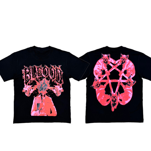 KK11 Bleood Tour Merch Tee会场限定印花短袖T恤