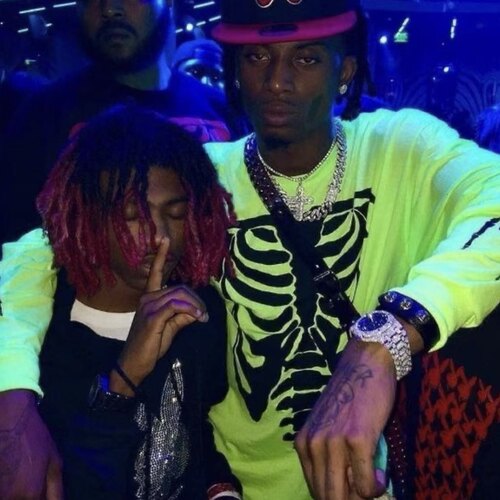 Playboi carti Die Lit Tour Merch Longsleeve长袖骨头印花T恤