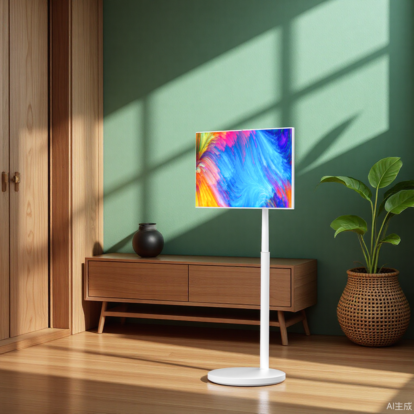 自由添液晶屏可移动旋转