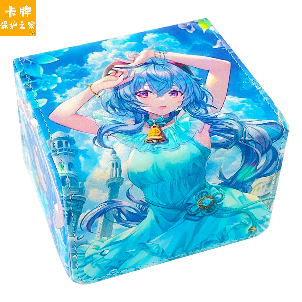 原神卡盒皮质宝可梦大容量牌盒