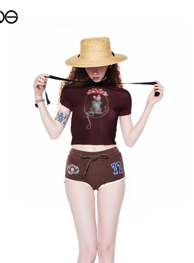 【明星同款】Effet de Soleil褶皱短袖T恤 万妮达I-DLE