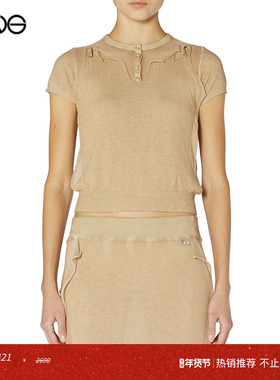 【ENG】DIESE L 短袖针织衫上衣女装 新品25秋