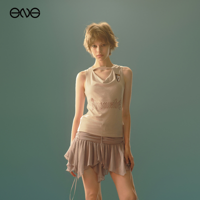 【万妮达明星同款】Anomalies Department荡领背心上衣女新品25秋