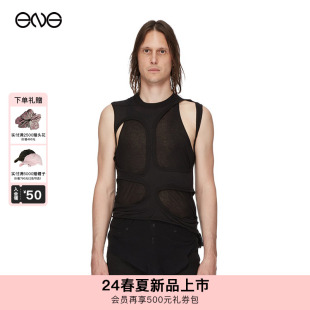 瑞克 24春夏新品 Owens DRKSHDW Rick 欧文斯 黑色叠穿无袖 ENG