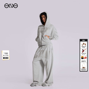 LONDON毛边宽松阔腿休闲运动裤 JADED 卫裤 男女款 26春 新品 ENG