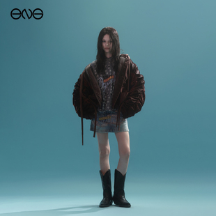 【刘扬扬明星同款】Anomalies Department连帽外套羽绒服新品25冬