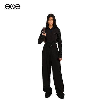 【ENG】Hyein Seo 宽松羊毛长裤 秋冬