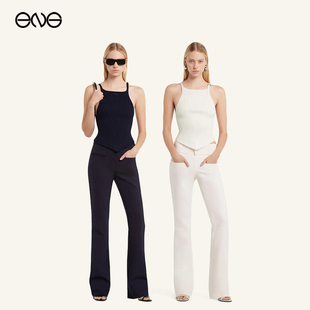 【ENG】COURREGES 古未界 TOP POINTY系扣吊带背心上衣女